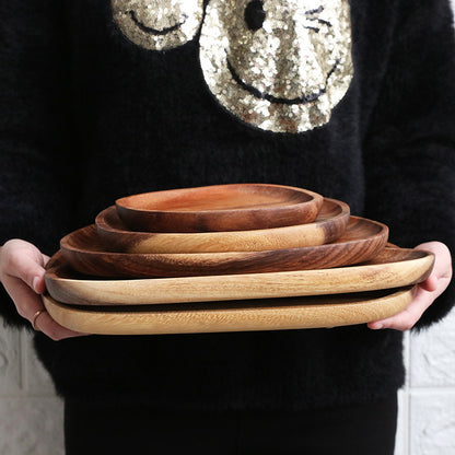 Moku Tray™｜天然木のぬくもり・アカシアウッドプレート5個セット