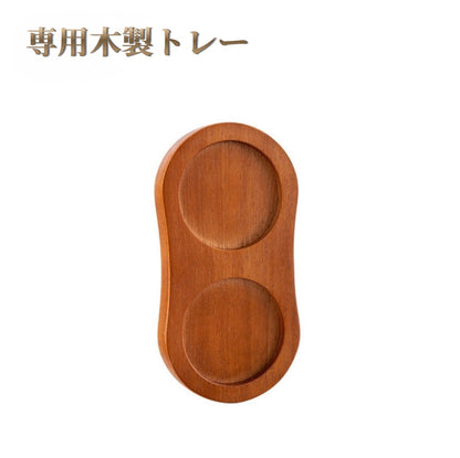Wood Mill™｜木目調クリアペッパー＆ソルトミル