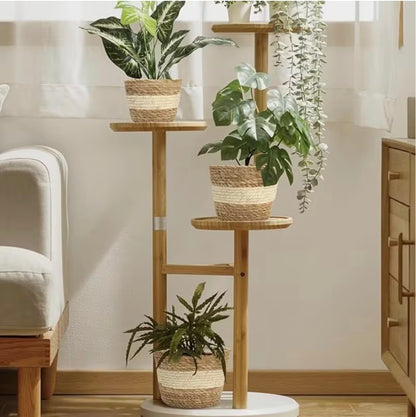 Mori Basket™｜天然素材のラタンプランター 3点セット